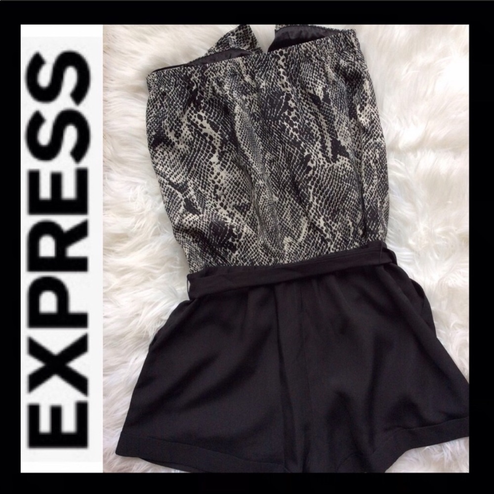 Express Strapless Romper - Picture 2 of 7